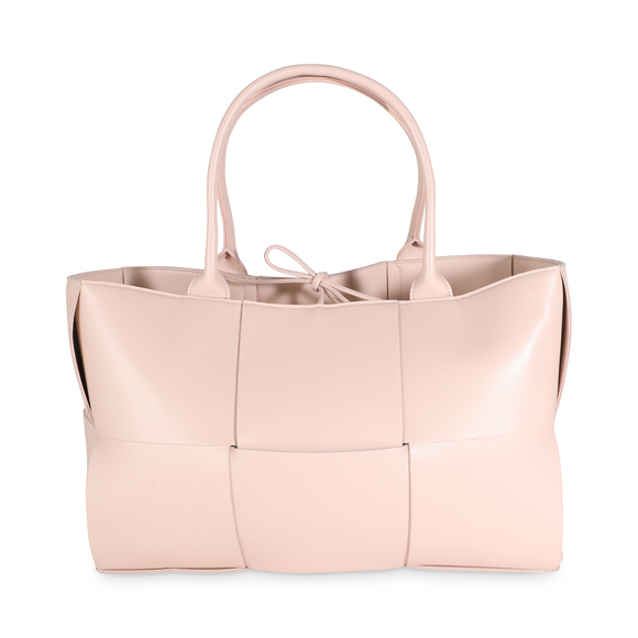 Bottega Veneta Handbags - Bottega Veneta Lotus Nappa Intrecciato Arco Tote
